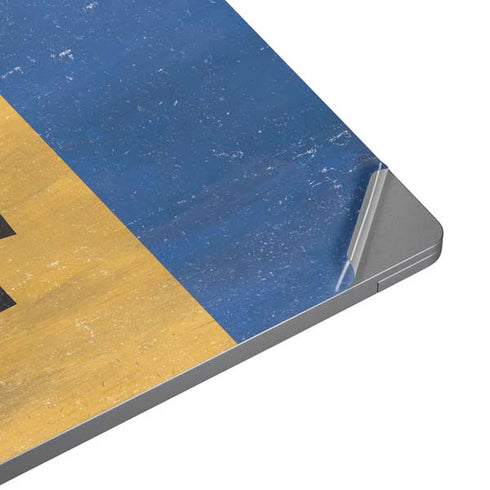 Barbados Flag Distressed Universal Laptop 13in (10.6 x 7.6in) Skin